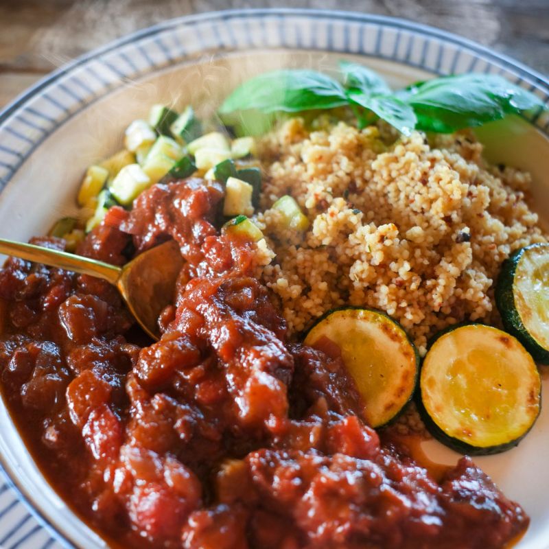 كسكس بالخضر السبع